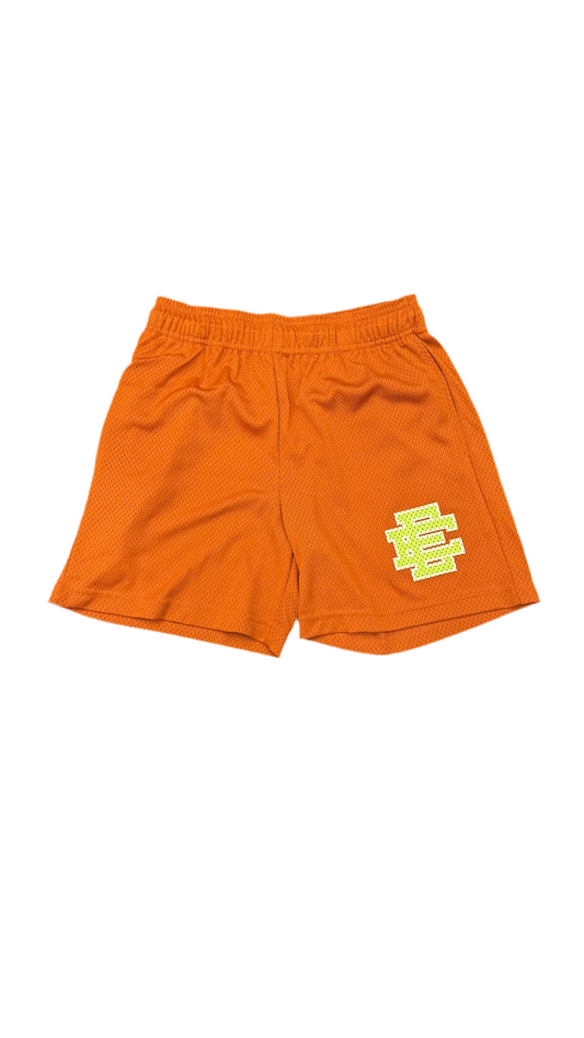 Eric Emanuel EE Mesh Shorts Burnt Orange/Yellow