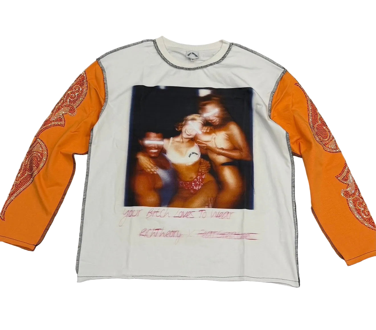 Rich Theory x Fear Greatness ‘Portrait ’ Longsleeve White