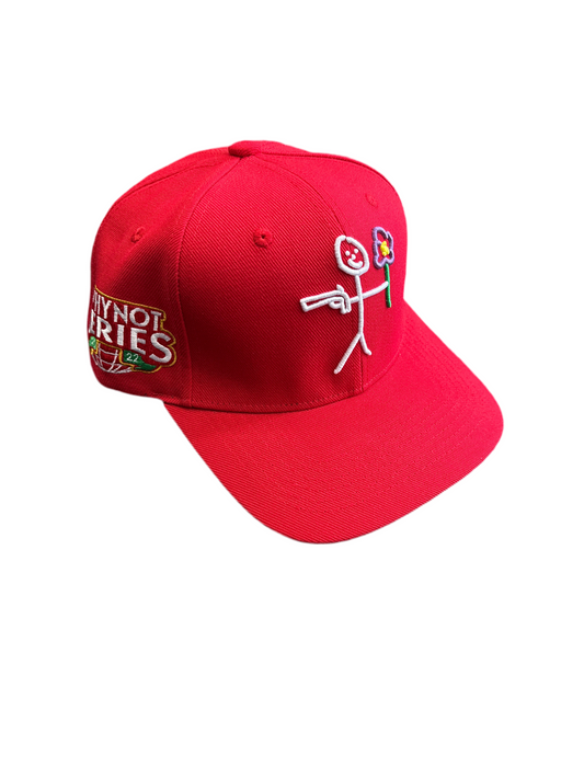 Why Not Logo Snapback Red