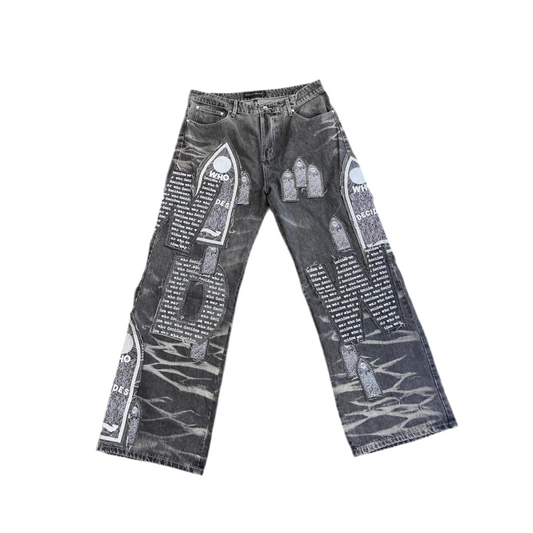 Who Decides War WDW Jeans Black Windows