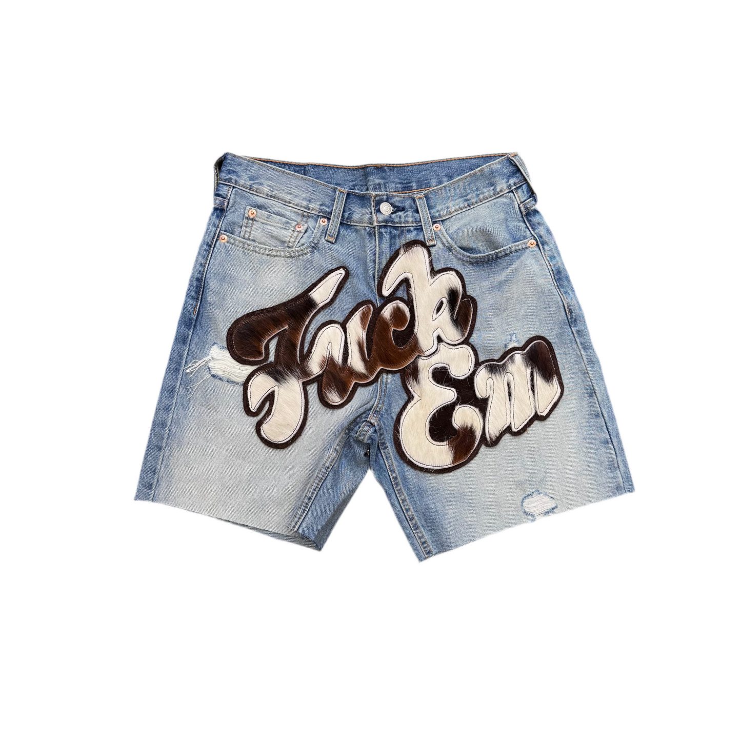 Fuck Em Jean Shorts