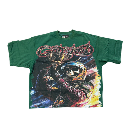Godspeed F1 Champion Green Tee