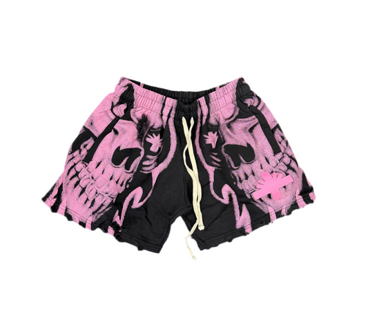 Vertabrae ‘C4’ Sweat Shorts Magenta Pink