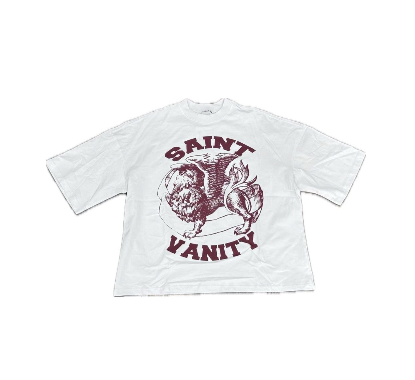 Saint Vanity ‘Griffin’ Tee Burgundy