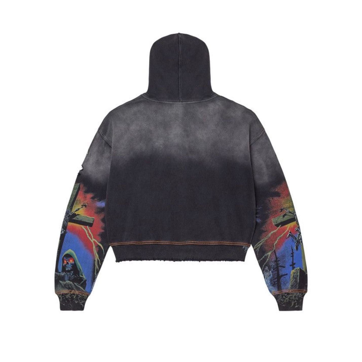 Vale Forever ‘Damned Big’ Zip Up Hoodie Black