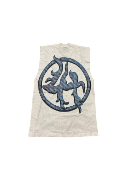 Lost In The Hills Tee White Cut Off