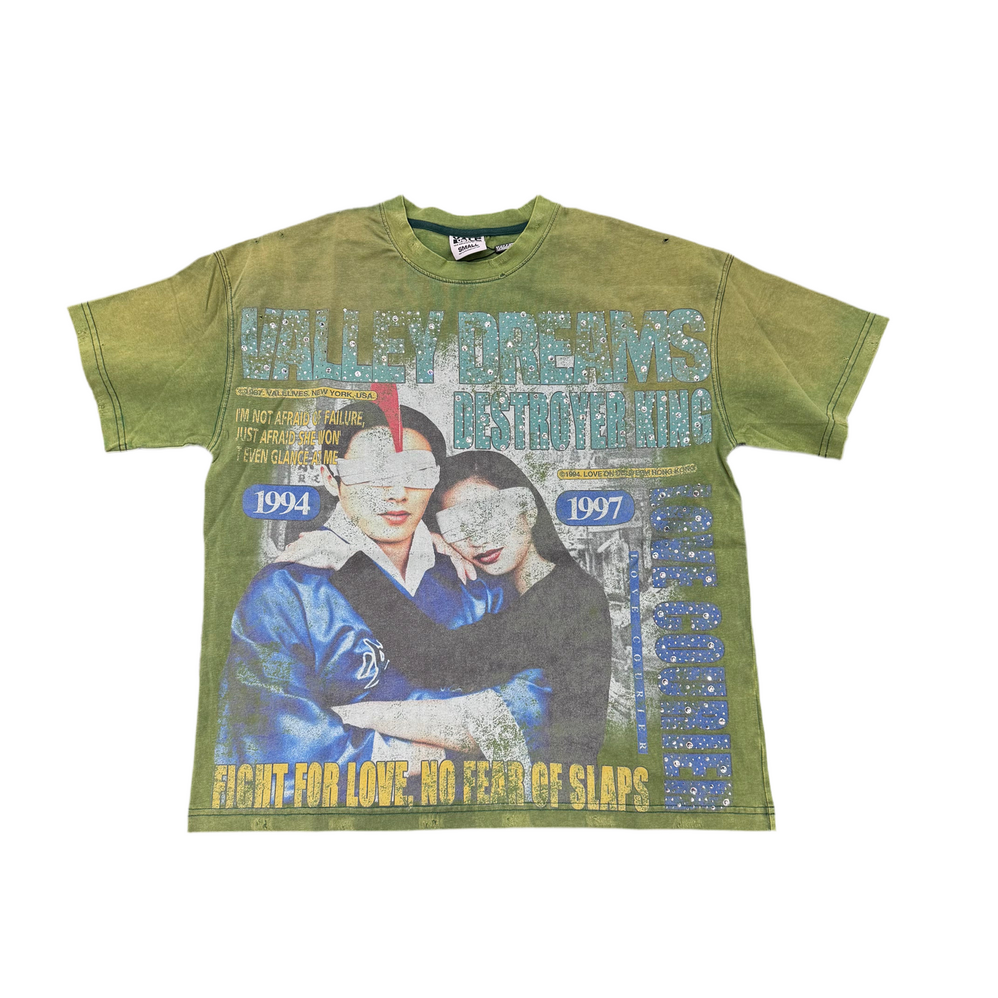 Vale Bling ‘Money' Tee Green