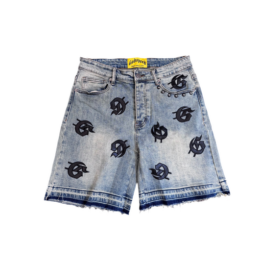Godspeed Infinity Denim Shorts Blue