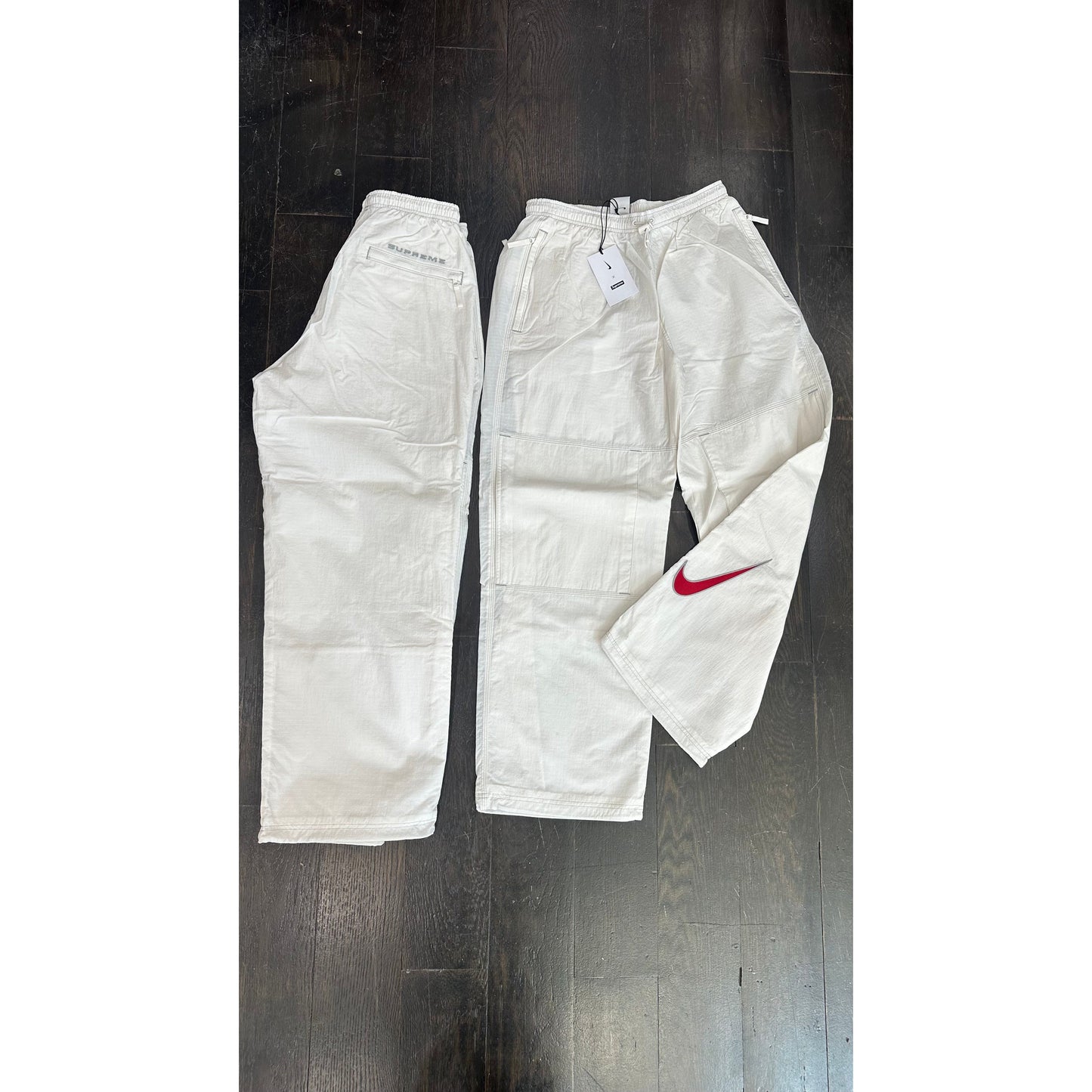 Supreme x Nike Track Pants White – That