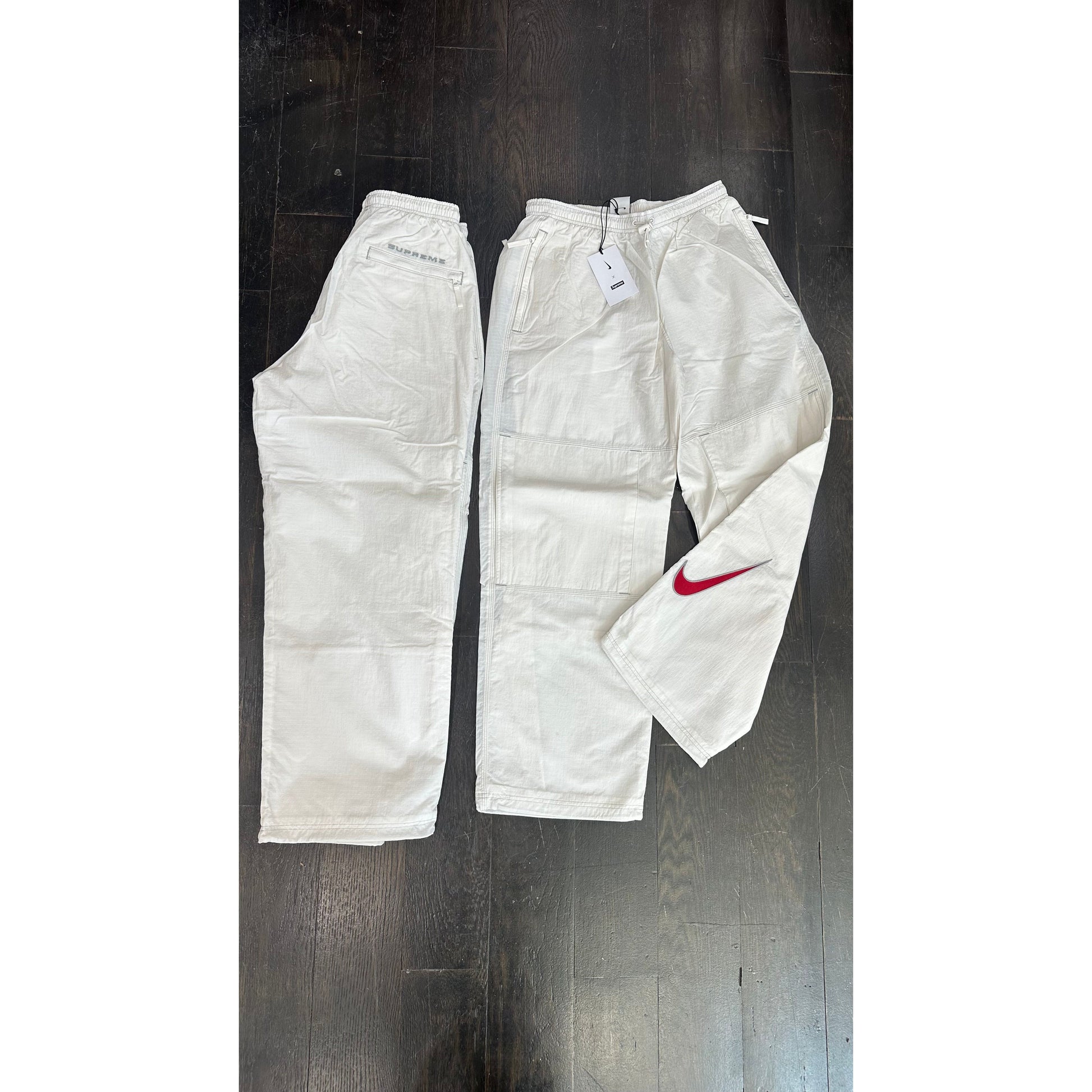 Supreme x Nike Track Pants White – That