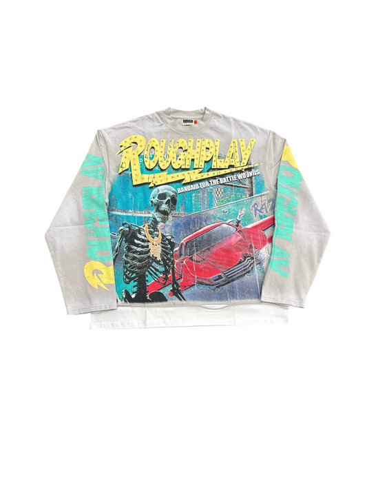 RoughPlay ‘Flyer’ Longsleeve Light Grey