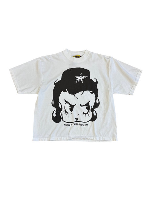 Global Butta 'Betty Boop' White Tee