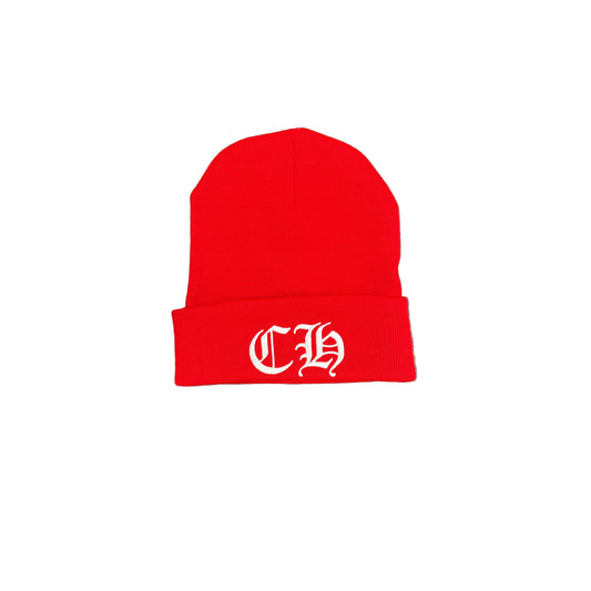 Chrome Hearts Beanie CH Red