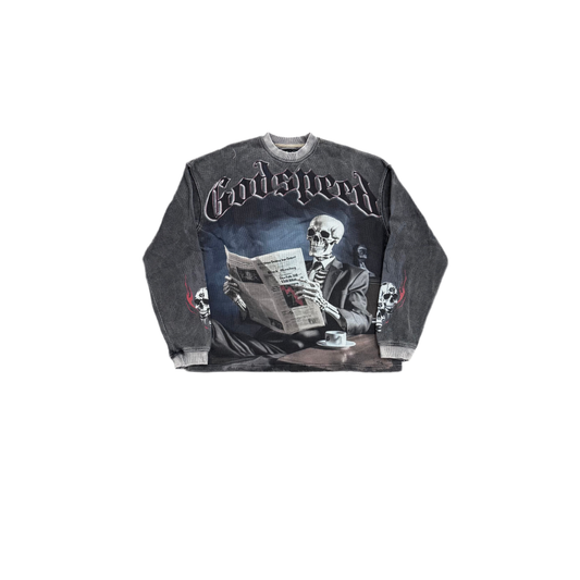 Godspeed Newspaper Thermal Longsleeve