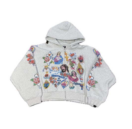 We Are Righteous 'Risen King' Hoodie Grey