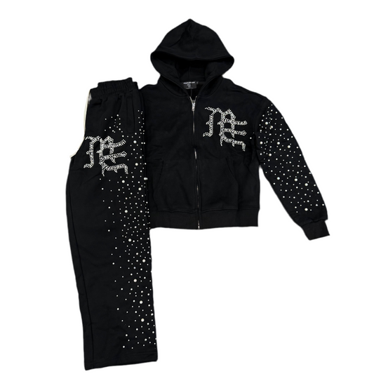 Mixed Emotions ‘Pearl’ Sweatsuit Black