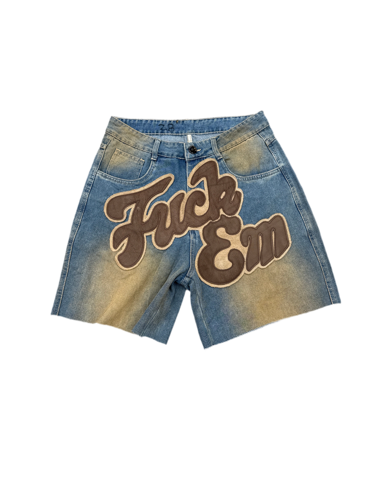 Fuck Em Jean Shorts