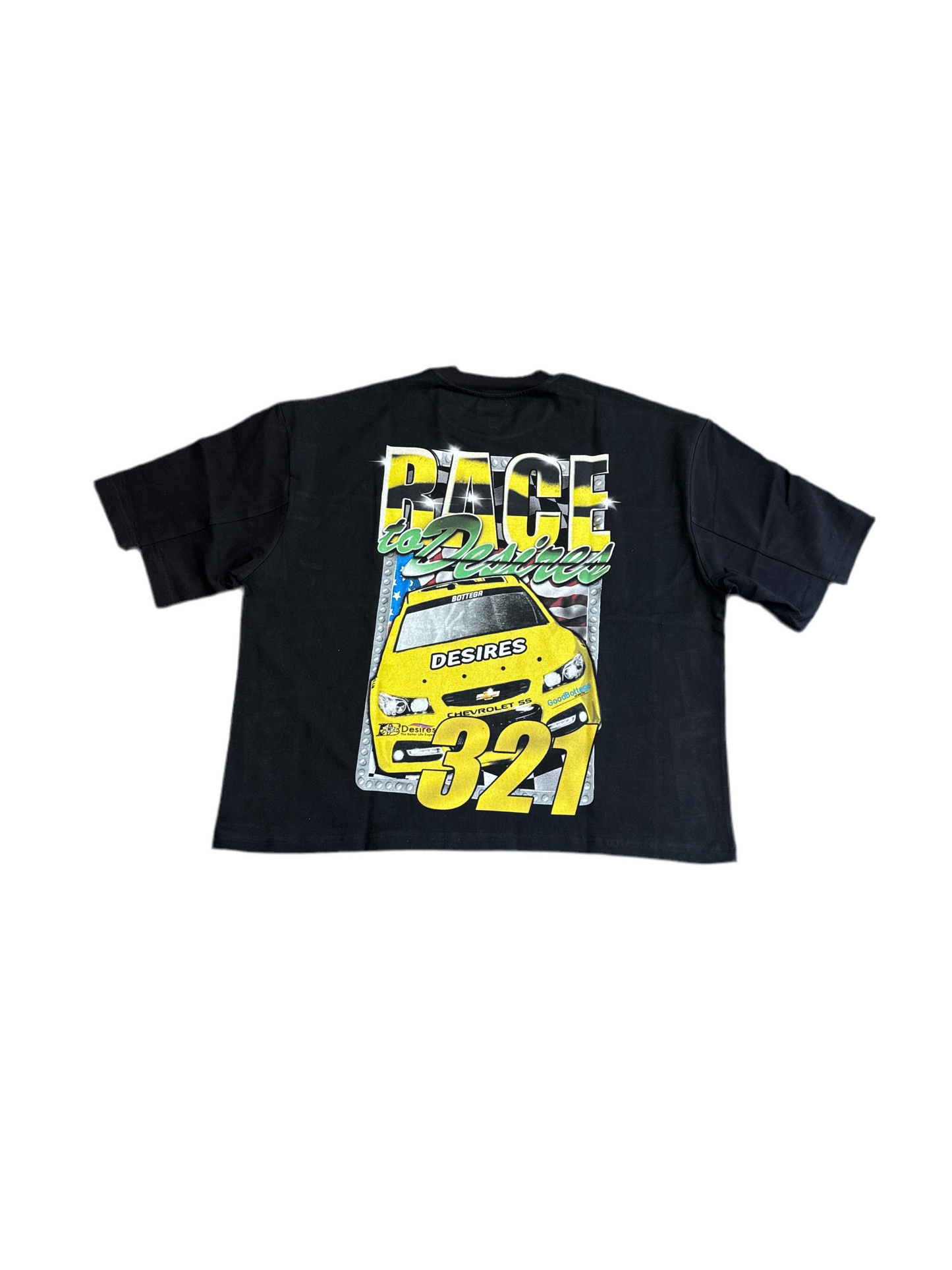 Bottega Desires ‘Race’ Tee Black