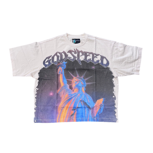 Godspeed Liberty Cream Tee