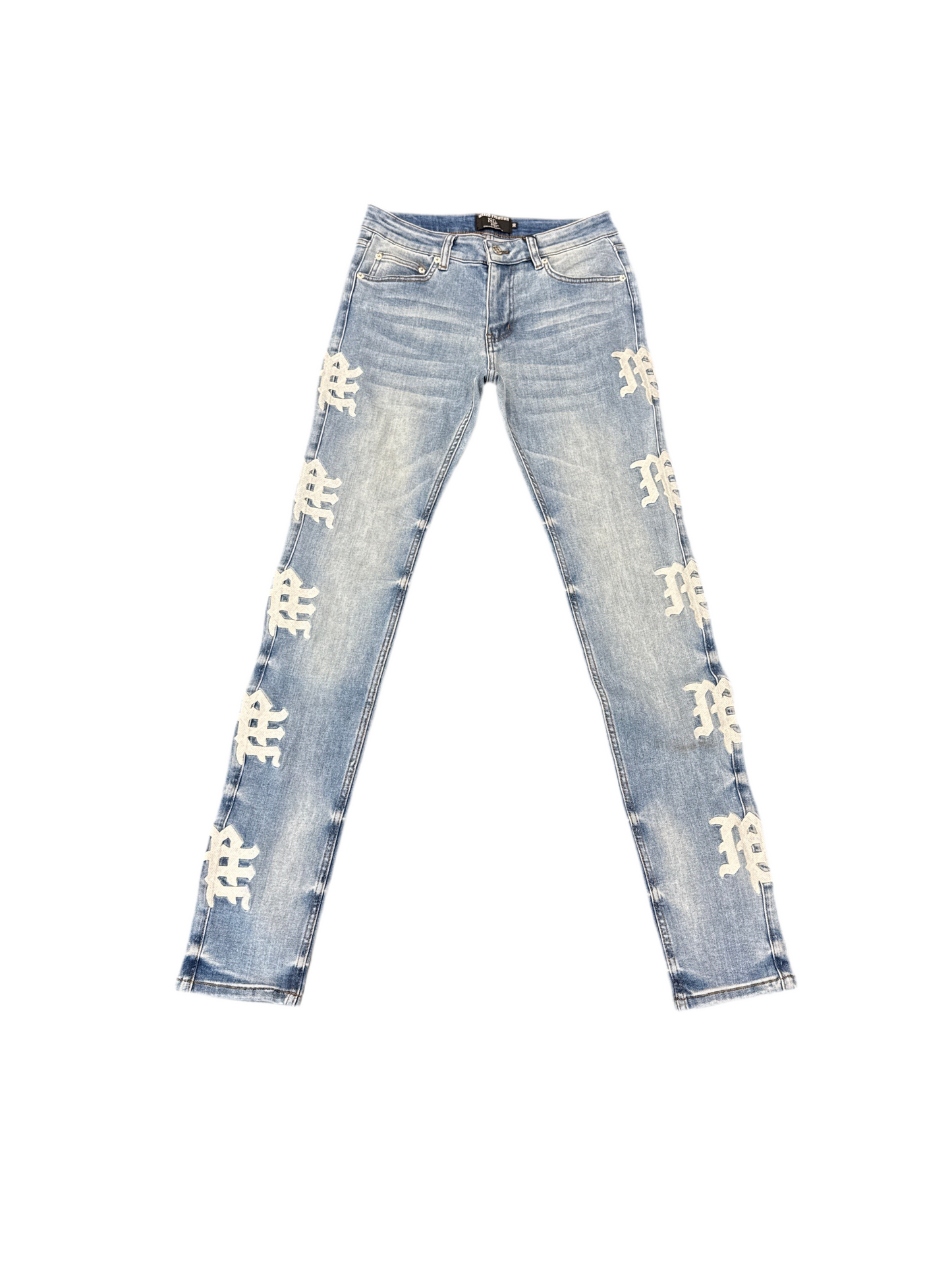 Mixed Emotions Denim Jeans Blue/White