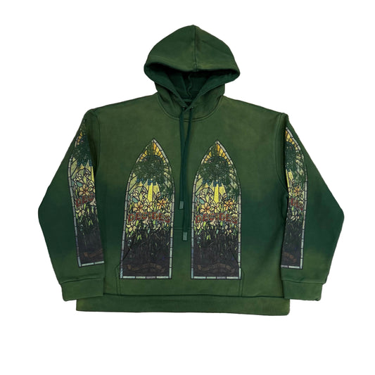 Who Decides War ‘Faded Flame’ Emerald Green Hoodie