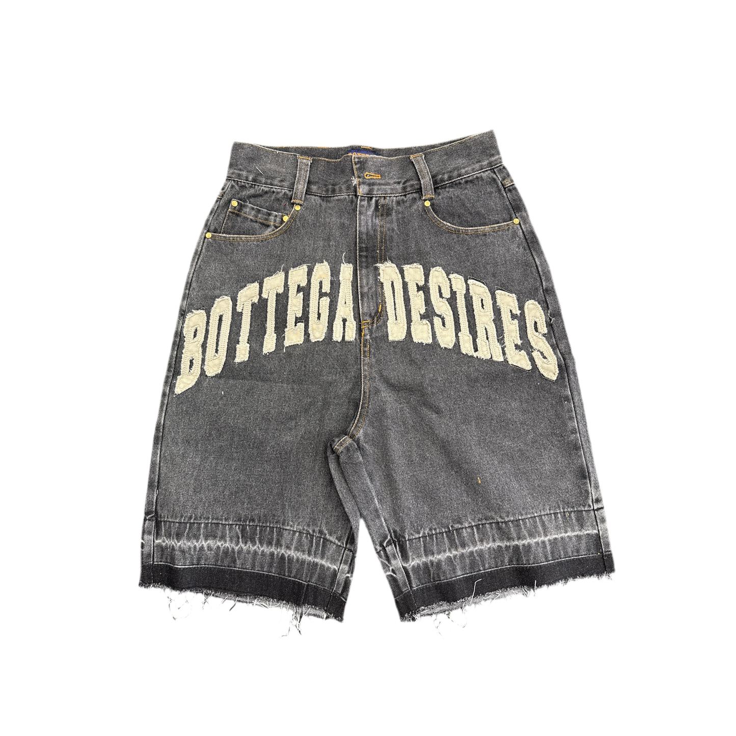 Bottega Desires Denim Shorts Black