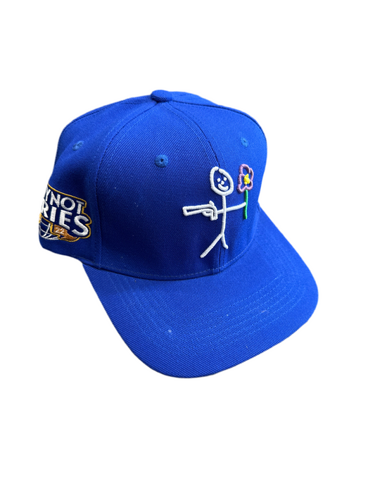 Why Not Logo Snapback Blue