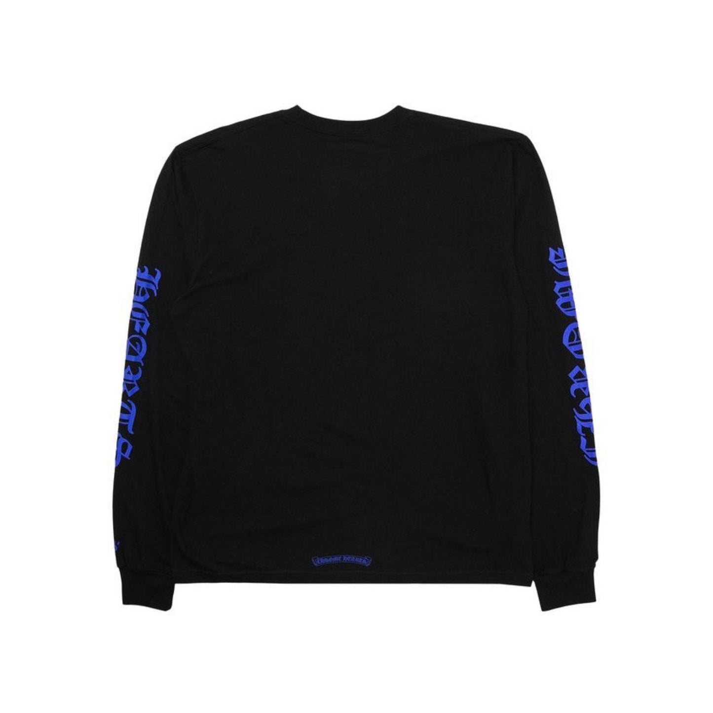 Chrome Hearts Black/Blue Neck Logo Longsleeve