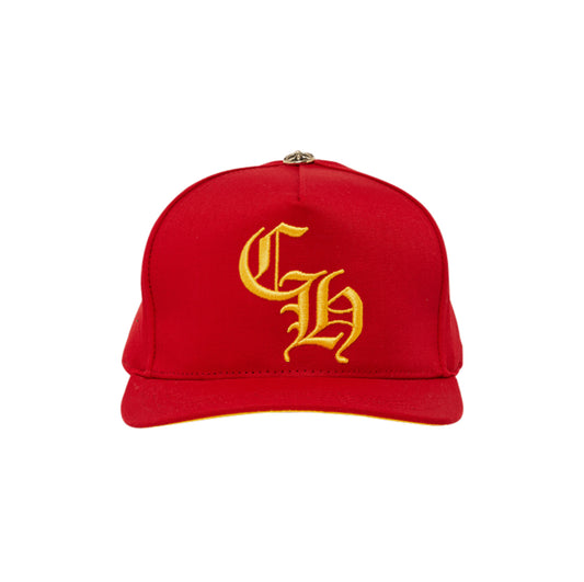 Chrome Hearts Red Yellow Baseball Hat