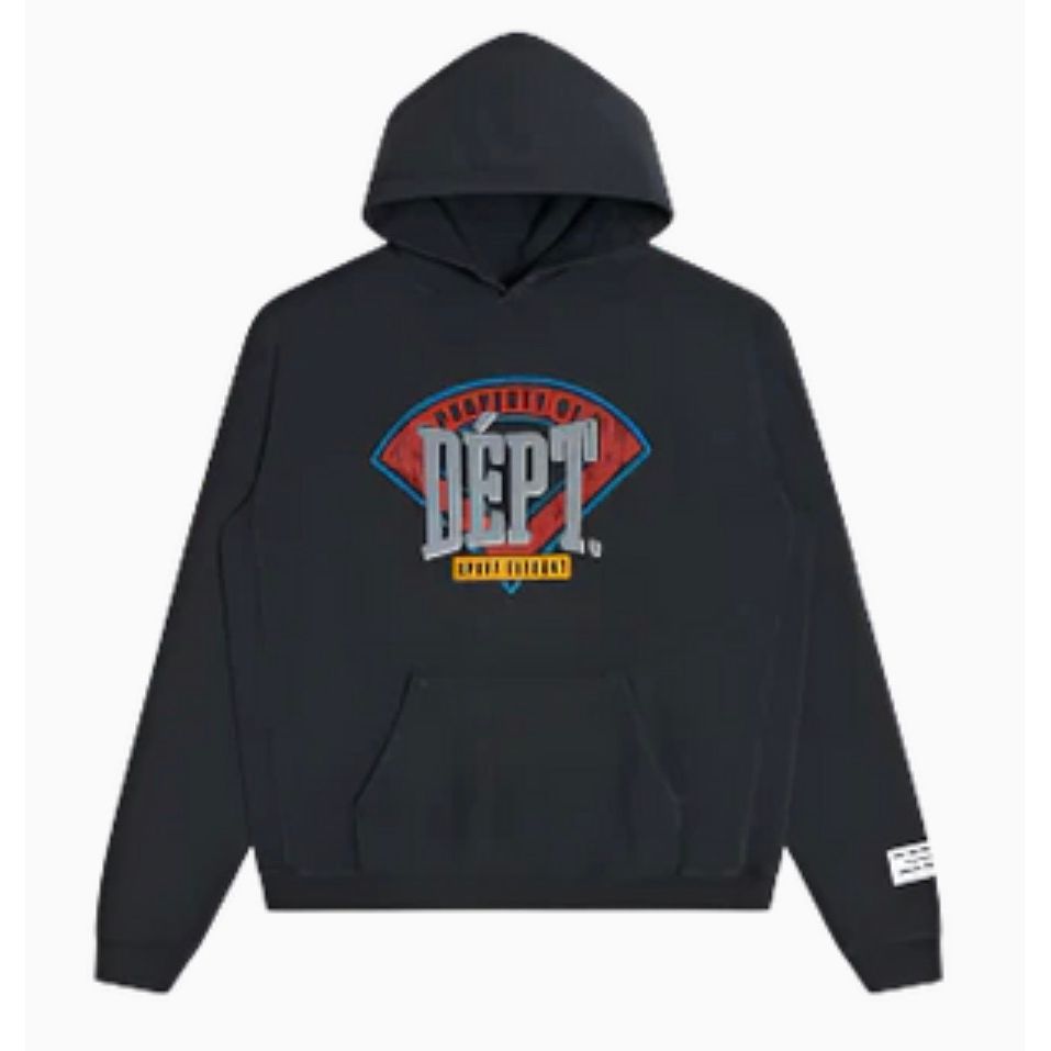 Gallery Dept. 'Field Graphic' Vintage Black Hoodie