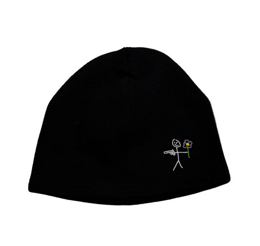 Why Not ‘Waffle’ Thermal Beanie Black