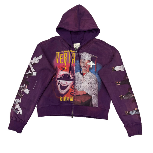 Vertabrae 'Muse' Purple Zip Up Hoodie