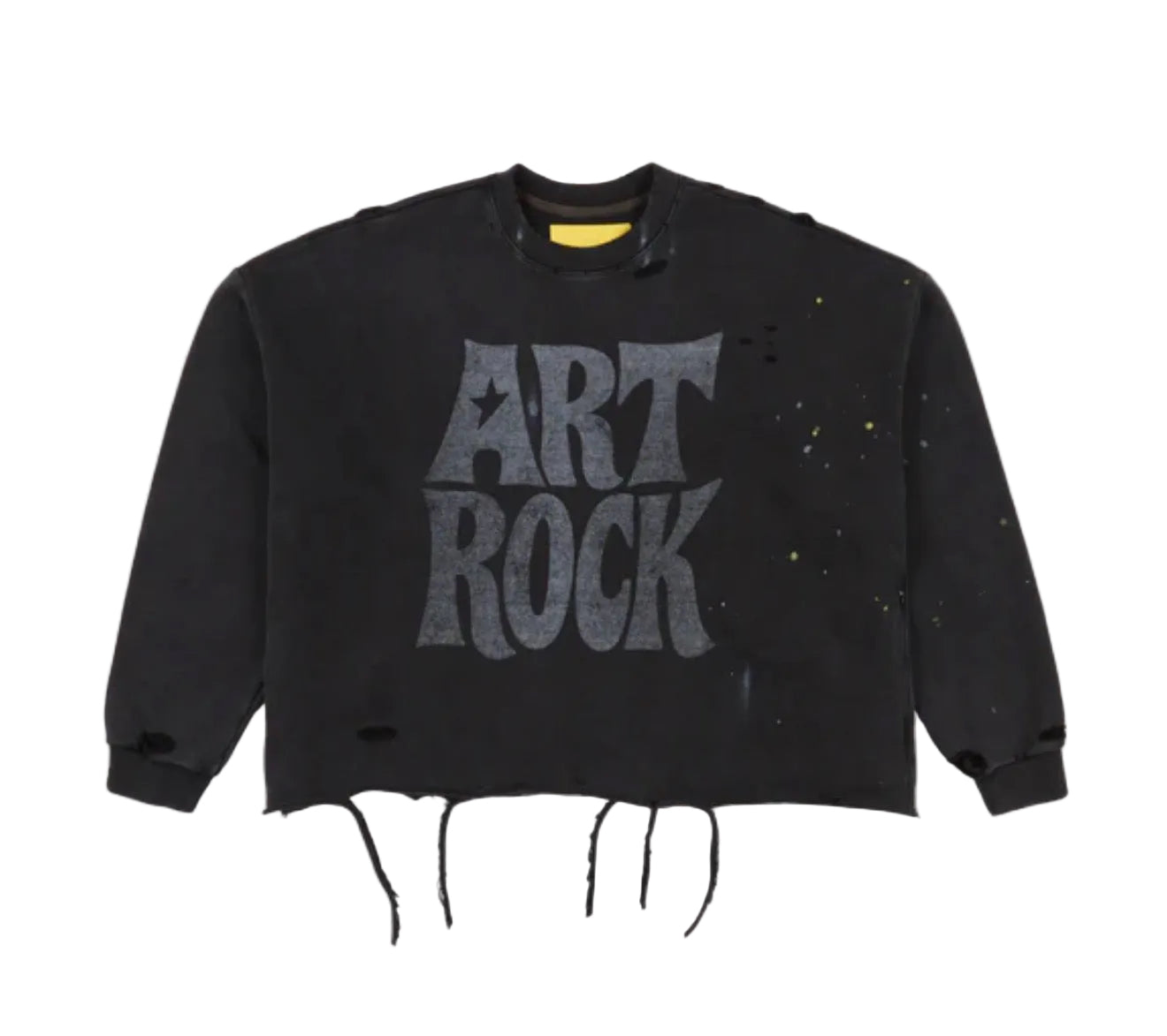 When Smoke Clears ‘Art Rock’ Crewneck Black
