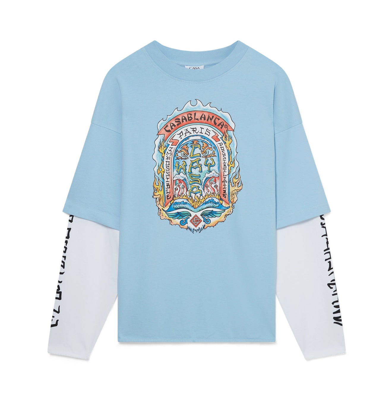 Casablanca ‘Casa Way Skate’ Light Blue Jersey