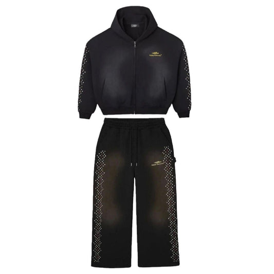 Happy Memories Dont Die HMDD Crystal Sweatsuit Black