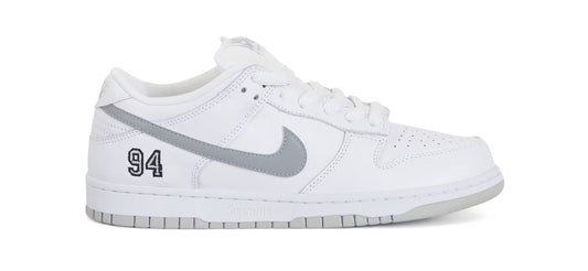 Nike Dunk SB Supreme 94 ‘White Metallic Silver’ North America