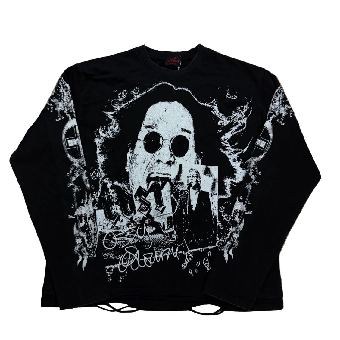 Lost Intricacy 'Lostbourne' Black Longsleeve Tee