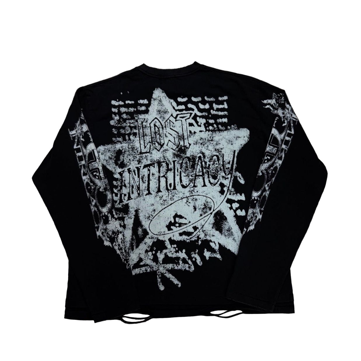 Lost Intricacy 'Lostbourne' Black Longsleeve Tee