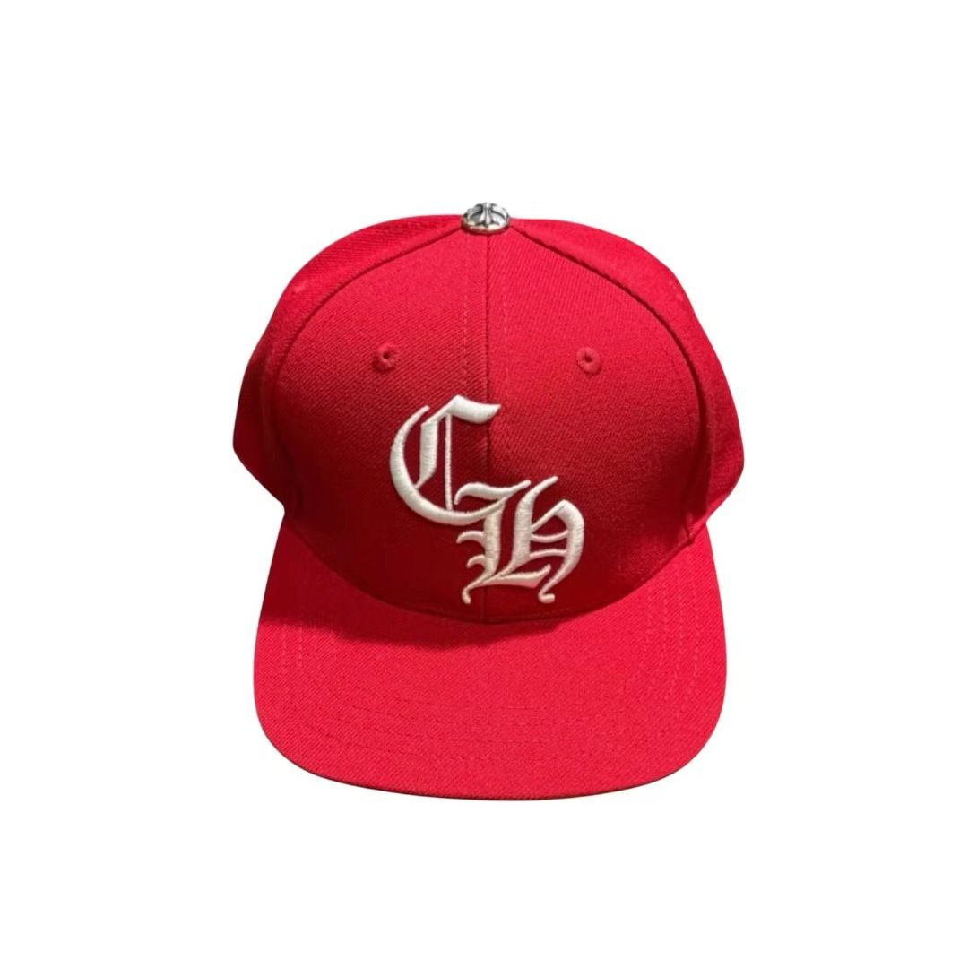 Chrome Hearts Red White Baseball Hat