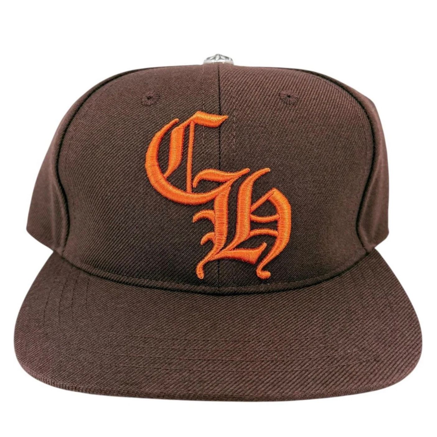Chrome Hearts Brown Orange Baseball Hat