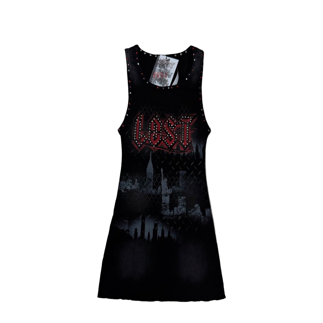 Lost Intricacy 'Shadowline' Black Dress