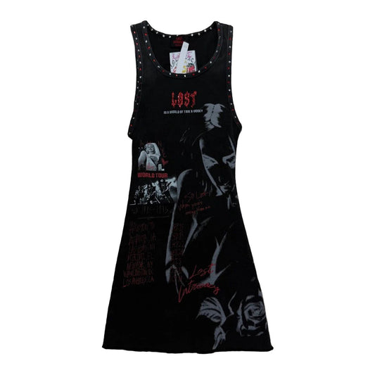 Lost Intricacy 'Broken Hearts' Black Dress