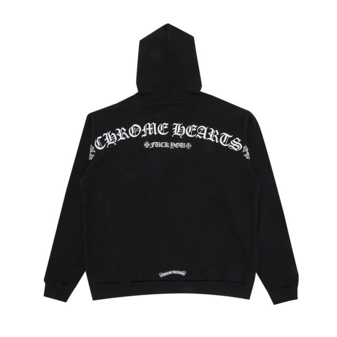 Chrome Hearts Black T Bar Logo Hoodie
