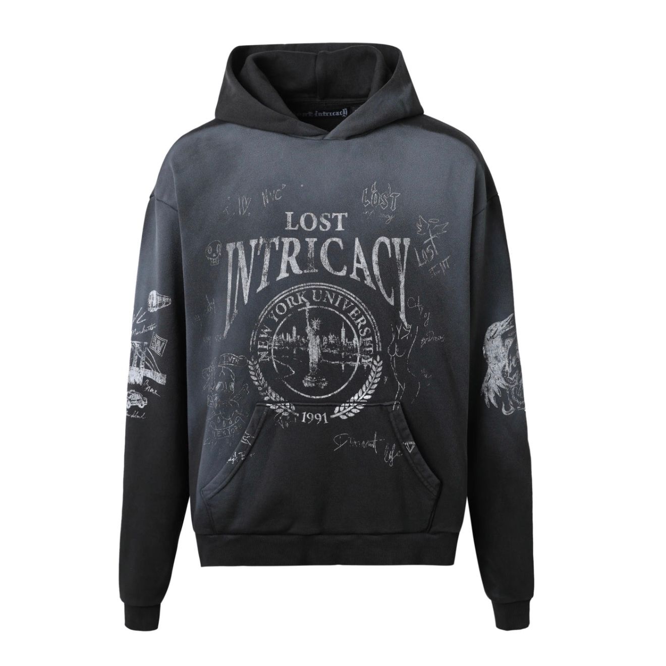 Lost Intricacy 'Academy' Black Sweatsuit