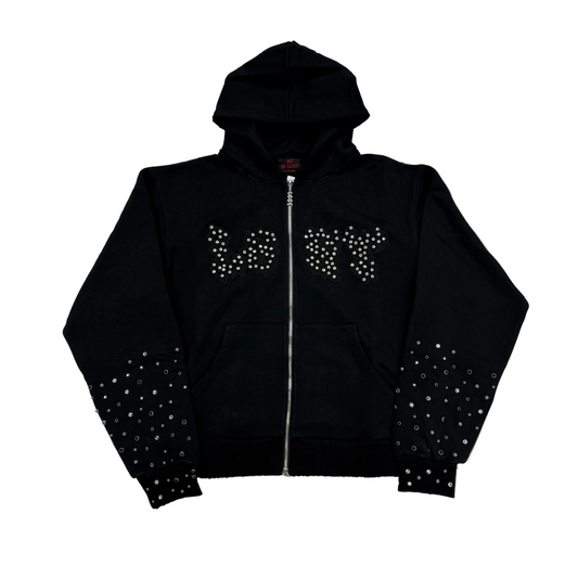 Lost Intricacy Black Patch Hoodie