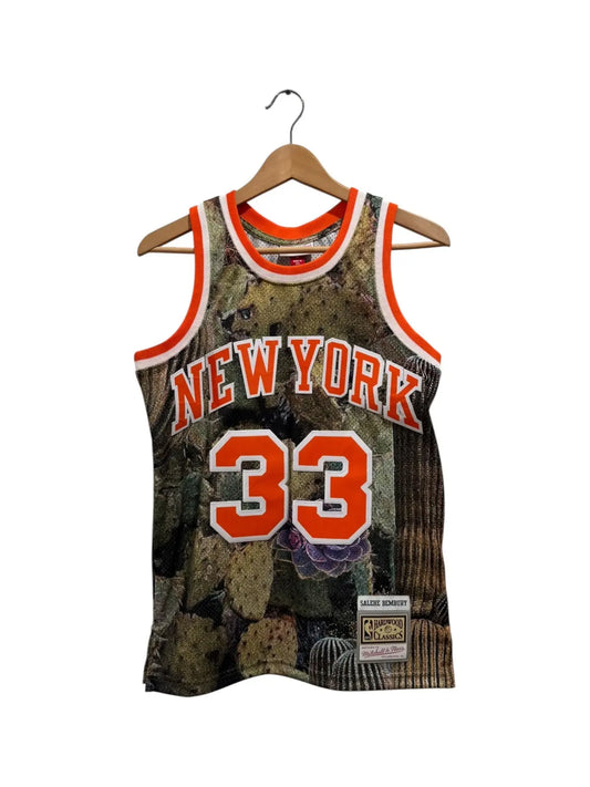 Mitchell & Ness x Salehe Bembury Fanatics Fest Knicks Ewing Jersey Floral Camo