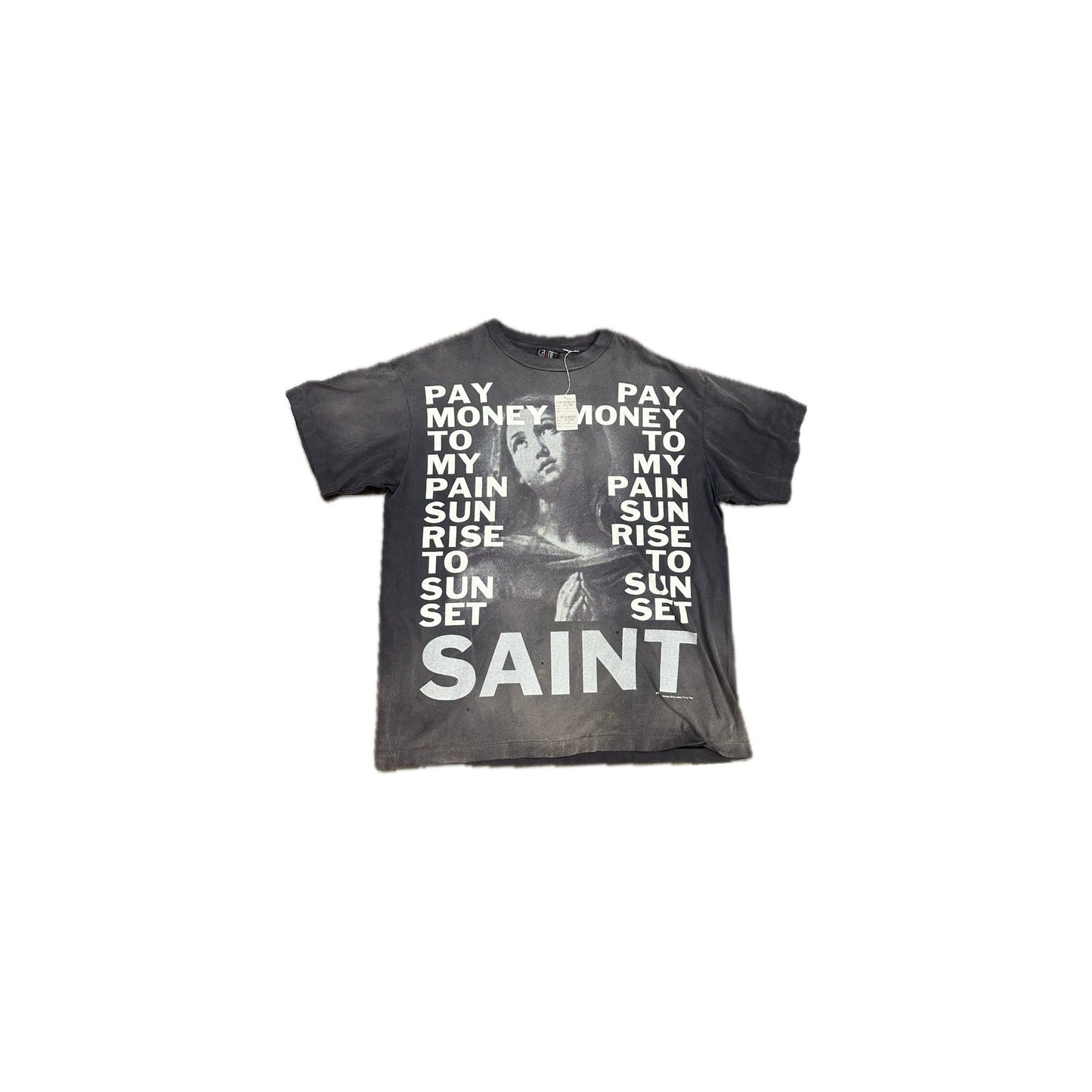 Saint Michael Mary Tee Black