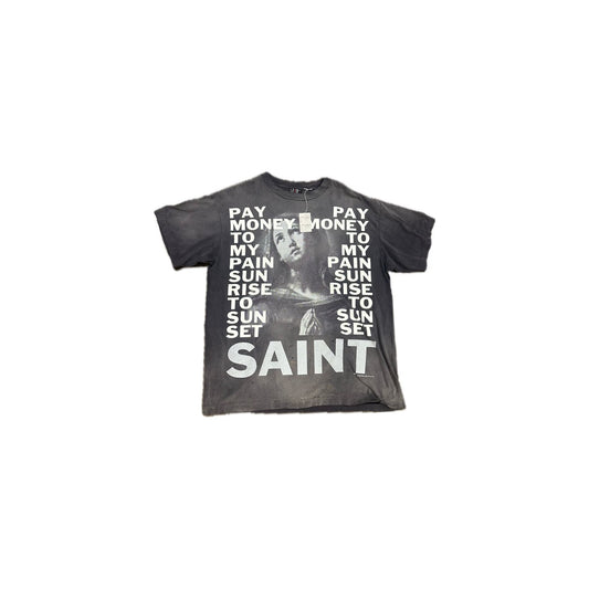 Saint Michael Mary Tee Black