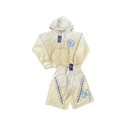 Life Of Sin Yellow Star Jacket Set