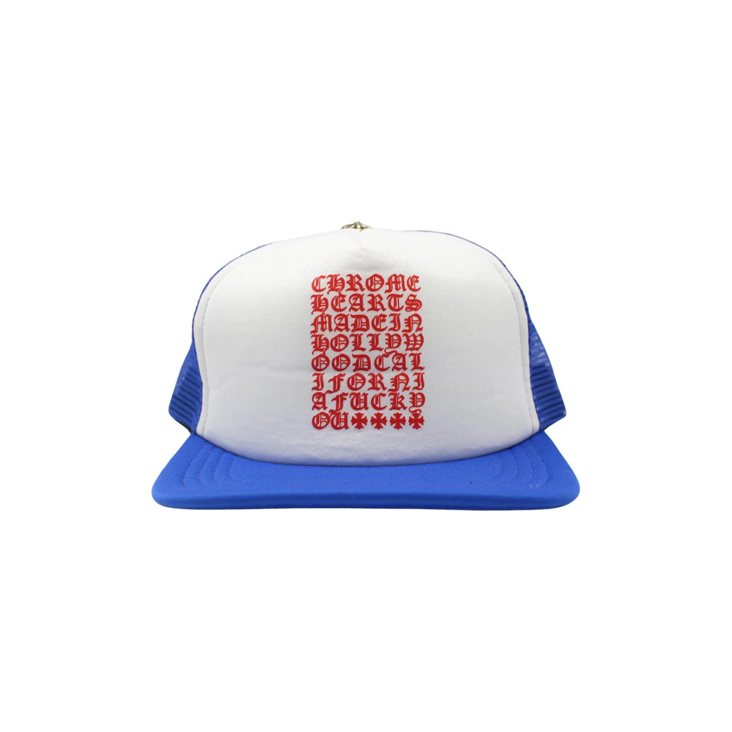 Chrome Hearts Trucker Hat Blue/White